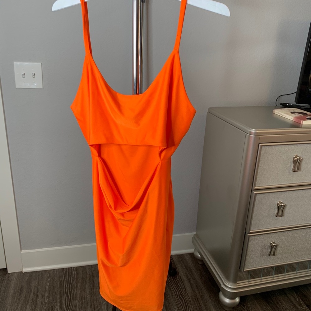 Bright orange Dress